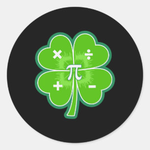 Adesivo Engraçado Pi Day Math Patricks Day Luck Shamrock G
