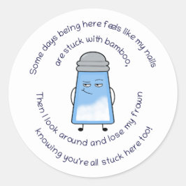 Adesivo Engraçado Poema Salty Couplet Sticker "Bamboo"