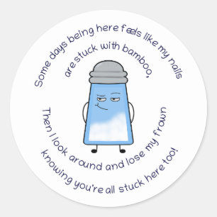 Adesivo Engraçado Poema Salty Couplet Sticker "Bamboo"