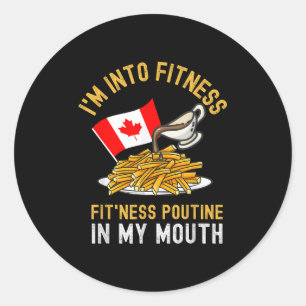 Adesivo Engraçado Poutine Routine Im Na Malhação Canadien