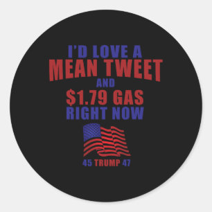 Adesivo Engraçado Pro Trump Supporter Id Adora Um Meio Gás