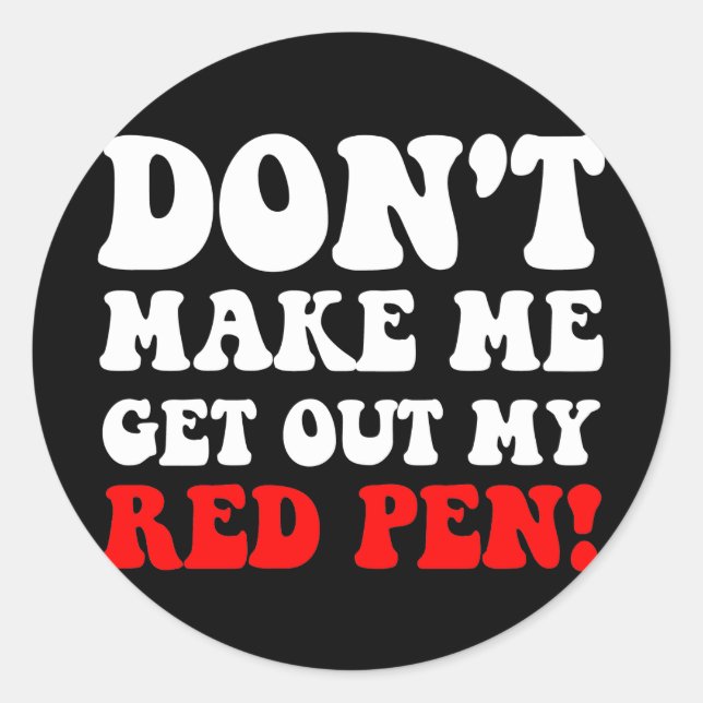 Adesivo Engraçado professor (Frente)