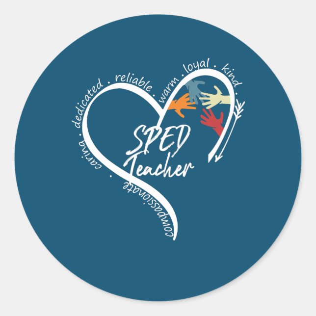 Adesivo Engraçado Professora Especial de Educação Camiseta (Frente)