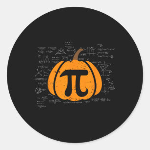 Adesivo Engraçado Pumpkin Pie Math Professora Halloween Th