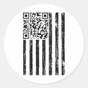 Adesivo Engraçado Qr Digitalize-me Presidente Dancing Code