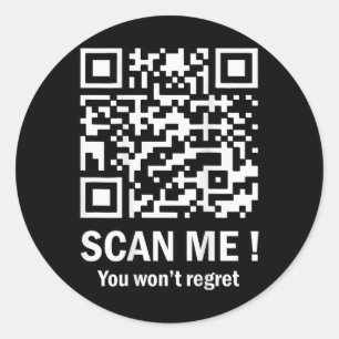 Adesivo Engraçado Qr Digitalize-me Trump 4547 Tee Trump Da