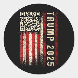 Adesivo Engraçado Qr Donald Trump Dancing Código 47_45 Víd