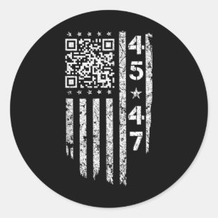 Adesivo Engraçado Qr Ele é o Código Trump do Presidente