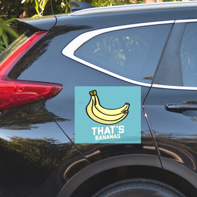 ADESIVO ENGRAÇADO QUE É BANANAS BANANA DECAL STICKER PARA  (Lado do carro)