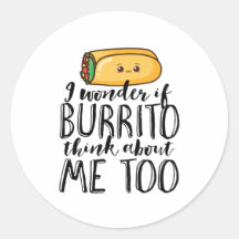Engraçado Quote Burrito e Comida do México