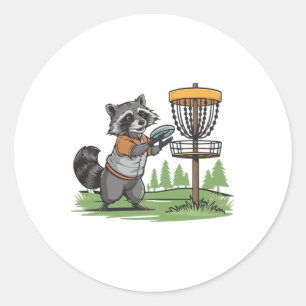 Adesivo Engraçado Raccoon Disco Golf Art Para Homens Mulhe