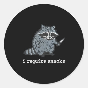 Adesivo Engraçado Raccoon Eu Preciso De Cachorros Para Hom