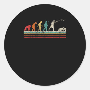 Adesivo Engraçado Retro Evolution Cornhole Bean Bolsas Cor