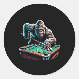 Adesivo Engraçado Sasquatch Billiards Piscina Player Men
