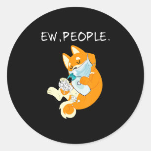 Adesivo Engraçado Shiba Inu Ouro-presente-Pessoas