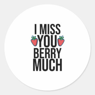 Adesivo Engraçado, sinto muito a sua design de morango