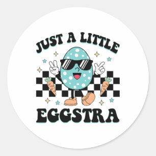 Adesivo Engraçado, sou tão Eggstra Felz pascoa Motivationa