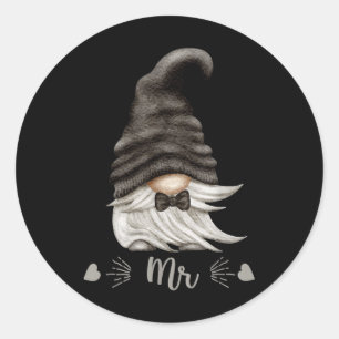 Adesivo Engraçado Sr. &amp; Sra. Gnome Para Casais Corresp