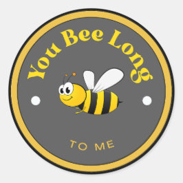 Adesivo ENGRAÇADO! Sticker - Você É Longo Para Mim - Bee