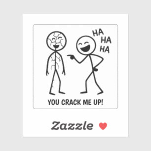 Adesivo Engraçado Stickman