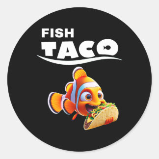 Adesivo Engraçado Taco de Peixe! Taco Lover Cinco De Mayo 