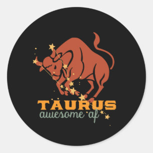 Adesivo Engraçado Taurus Zodiac Horoscope Astrologia Incr