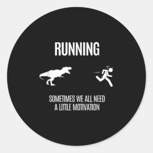 Adesivo Engraçado Tee Hilarious Para Melhor Correr E Diári