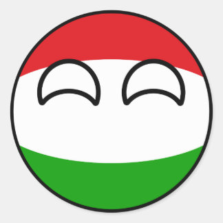 Adesivo Engraçado Tending Geeky Hungria Countryball