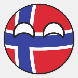 Adesivo Engraçado Tending Geeky Norway Countryball