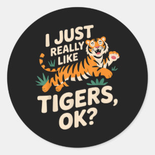 Adesivo Engraçado Tiger Art Para Homens Meninos Meninas An