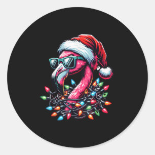 Adesivo Engraçado Trocal Nk Flamingo No Natal De Julho No