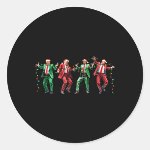 Adesivo Engraçado Trump Dance Papai Noel Natal