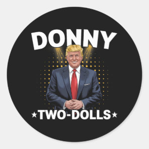 Adesivo Engraçado Trump Donny Dois Dólares 2 Dólares No Na