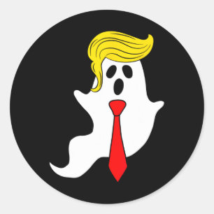 Adesivo Engraçado Trump Fantasma Trump Hair Halloween Dona