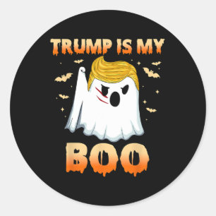 Adesivo Engraçado Trump Ghost Halloween Trump É Minha Fest