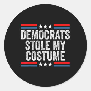 Adesivo Engraçado Trump Halloween Democratas Roubaram Meu