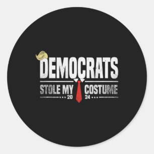 Adesivo Engraçado Trump Halloween Democratas Roubaram Meu