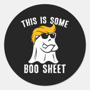 Adesivo Engraçado Trump Halloween Isto É Uma Folha De Boi
