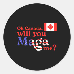 Adesivo Engraçado Trump No Canadá, Estados Unidos E Canadá