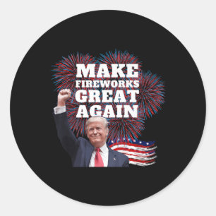Adesivo Engraçado Trump Torna O Excelente Do Fireworks Nov