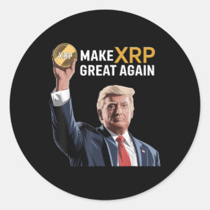 Adesivo Engraçado Trump Torne O Excelente Xrp Novamente Cr
