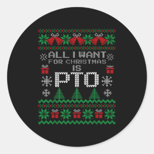 Adesivo Engraçado Tudo Que Eu Quero Para O Natal É Pto Fam