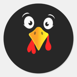 Adesivo Engraçado Turquia encara Dia de Ação de Graças