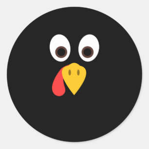 Adesivo Engraçado Turquia Enfrenta Ação de Graças