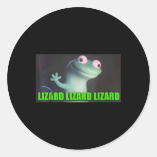 Adesivo Engraçado Weirdcore Lizard Lizard Lizard Meme Anim