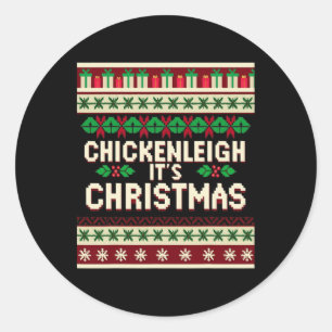 Adesivo Engraçado Xmas Chickenleigh É Natal