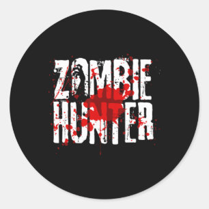 Adesivo Engraçado Zombie Hunter Design Para Meninas Hallow
