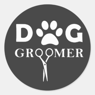 Adesivo Engraçados Pet Workwear Alinhando Cachorros Homens