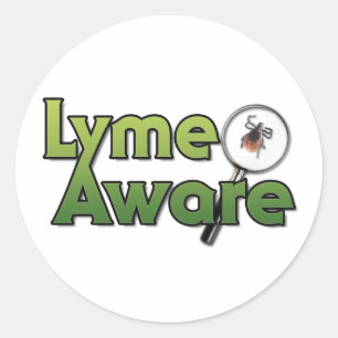 Adesivo Engrenagem ciente de Lyme