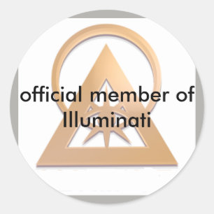 Adesivo engrenagem oficial do illuminati